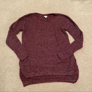 B.P. Marled Split Side Sweater